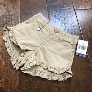 Ralph Lauren Khaki Girls Shorts 6M